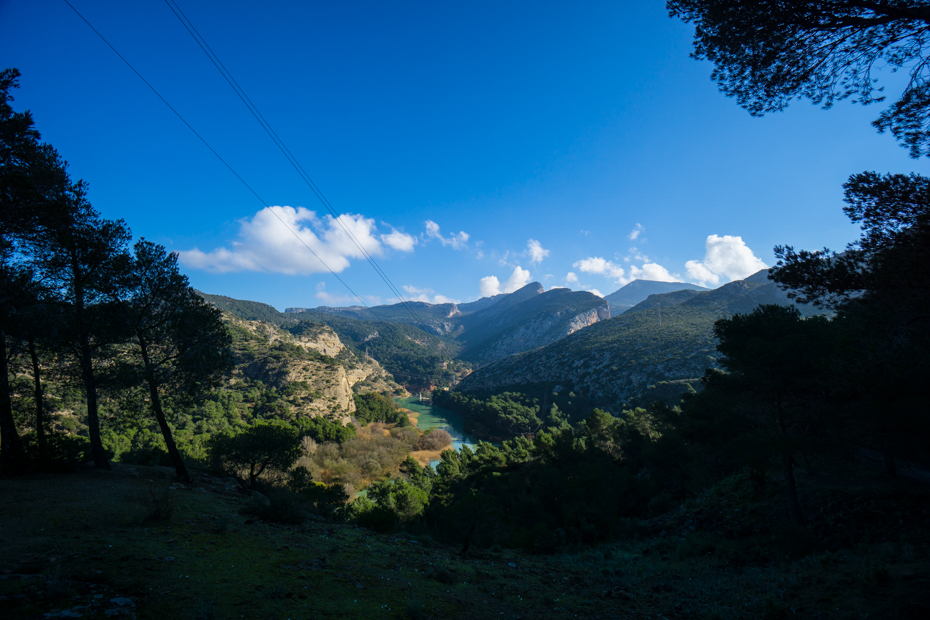 Hiking Trail Above Caminito Del Rey El Chorro